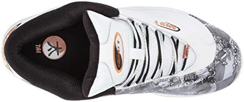 AND 1 Men's Tai Chi LX Basketball Shoe, White/Mixtape Graffiti